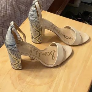 Sam Edelman heels, Size 10.5M, Tan color
